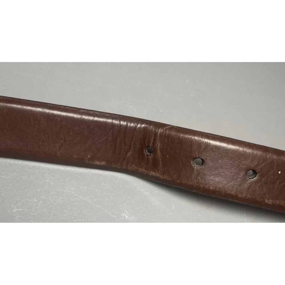 Vintage Ralph Lauren Men's Brown Leather Belt Size 40